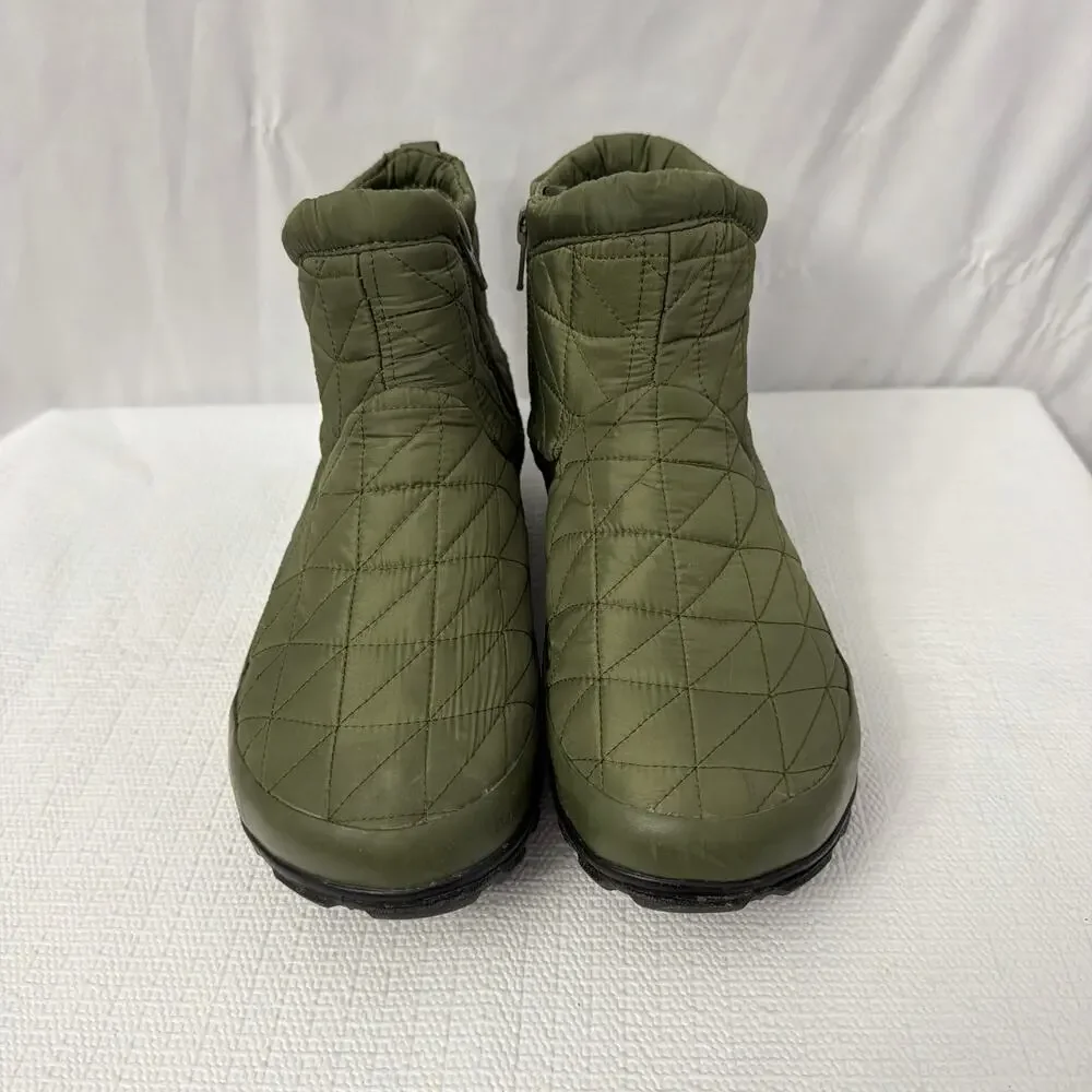Bogs Boots Womens Size 7 Snowday II Green Quilted Insulated Waterproof Ankle - Picture 2 of 8